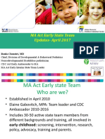 Roula Choueiri CDC Act Early Ambassador To Ma - Ma Act Early Updates April 2017