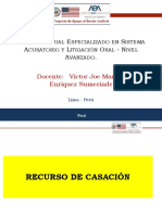 PPT. Recurso de Casación - Víctor Enriquez S.