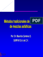 Métodos Tradicionales de Diseño de Mezclas Asfálticas