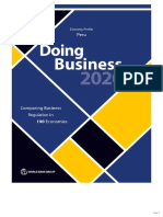 Peru Economy Profile: Doing Business 2020 Indicators