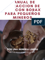 Manual de Extraccion de Oro Con Borax para Pequeños Mineros