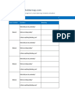 Daily Scrum Meeting Template