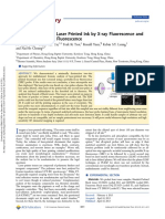 Forensic Analysis of Laser Printed Ink by X Ray Fluorescence and Laser-Excited Plume Fluorescence