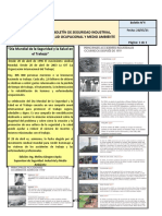 Boletin #4 DIA MUNDIAL DE LA SEGURIDAD Y SALUD EN EL TRABAJO