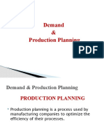 Demand & Production Planning