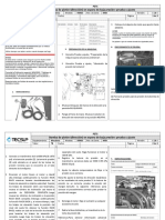 Bomba de Pistón (Dirección) en Espera de Baja Presión: Prueba y Ajuste