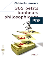 365 Petits Bonheurs Philosophiques 