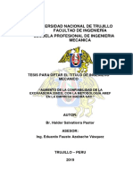 Aumento de La Confiabilidad de La Excavadora 336d2l Con La Metodología Amef en La Empresa Baeira SAC