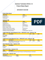 Cat Electronic Technician 2014A v1.0 Product Status Report