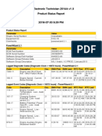 Cat Electronic Technician 2014A v1.0 Product Status Report