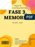 Fase 3. Memories: Lenguas LLL Mtra. Leydi María Dzib Pool