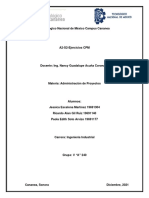 Metodología CPM para la administración de proyectos