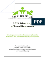 The Bridge's 2021 Guide To Local Alzheimer's Disease and Dementia Resources