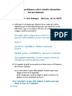 Relación de Problemas Sobre Estudio Cinemático Del Movimiento