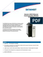 Datasheet: Generic ASCII Ethernet Communication Module