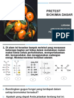 Pretest Biokimia Dasar 2021