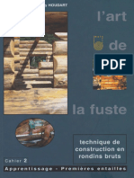 Art de La Fuste VOL 2.4 Apprentissage Premieres Entailles PDF ED 2013 (Thierry Houdart) Maison Bois Massif FR