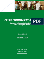 Crisis Communication Plan 1
