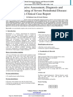 Comprehensive Assessment Diagnosis and Treatment Planning of Severe Periodontal Disease