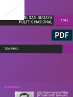 Demokrasi Dan Budaya Politik Nasional