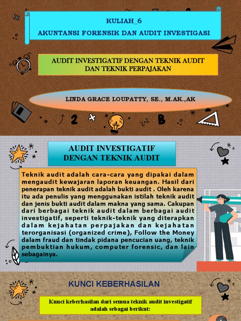 Kuliah - 6 Akuntansi Forensik Dan Audit Investigasi: Audit Investigatif