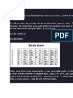 Escalas musicais para contrabaixo