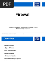 Firewall: Centre For Development of Advanced Computing (C-DAC) Electronics City, Bangalore