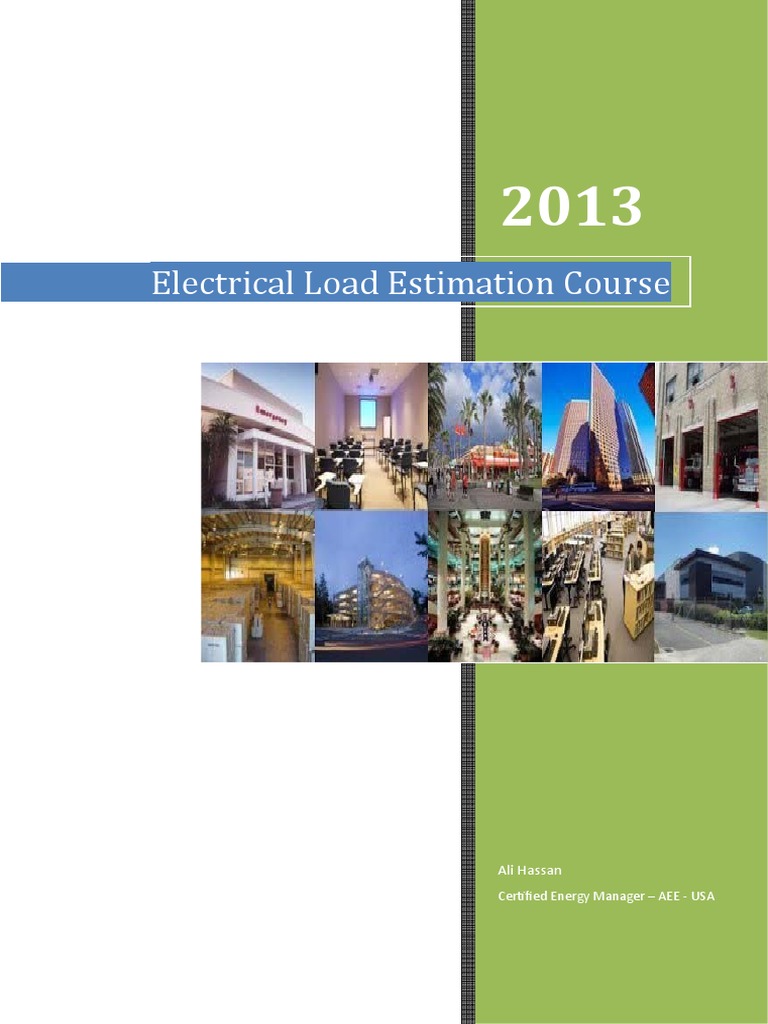 Electrical Load Calculation Course PDF Electrical Engineering