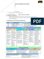 Sesion de Aprendizaje Multigrado