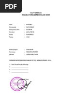 Download Daftar Isian Tingkat an Desa by Fajar LowBate SN54512506 doc pdf