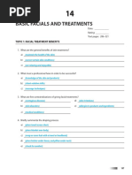 Basic Facials and Treatments: Topic 1: Facial Treatment Benefits