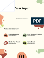 Materi 7 (Pasar Input) Kelompok 7 - Ekonomi Islam