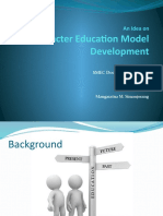 Character Education Model Development: An Idea On