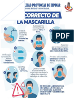 Uso Correcto de Mascarilla-Afiche