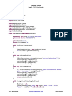 Android Sqlite Sample Crud Application Datahelper - Java: "Lara - Books"