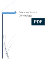 Fundamentos Criminología evolución historia