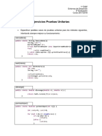 Ejercicios Pruebas Unitarias