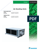 FUW Cabinet Air Handling Units: Horizontal Unit