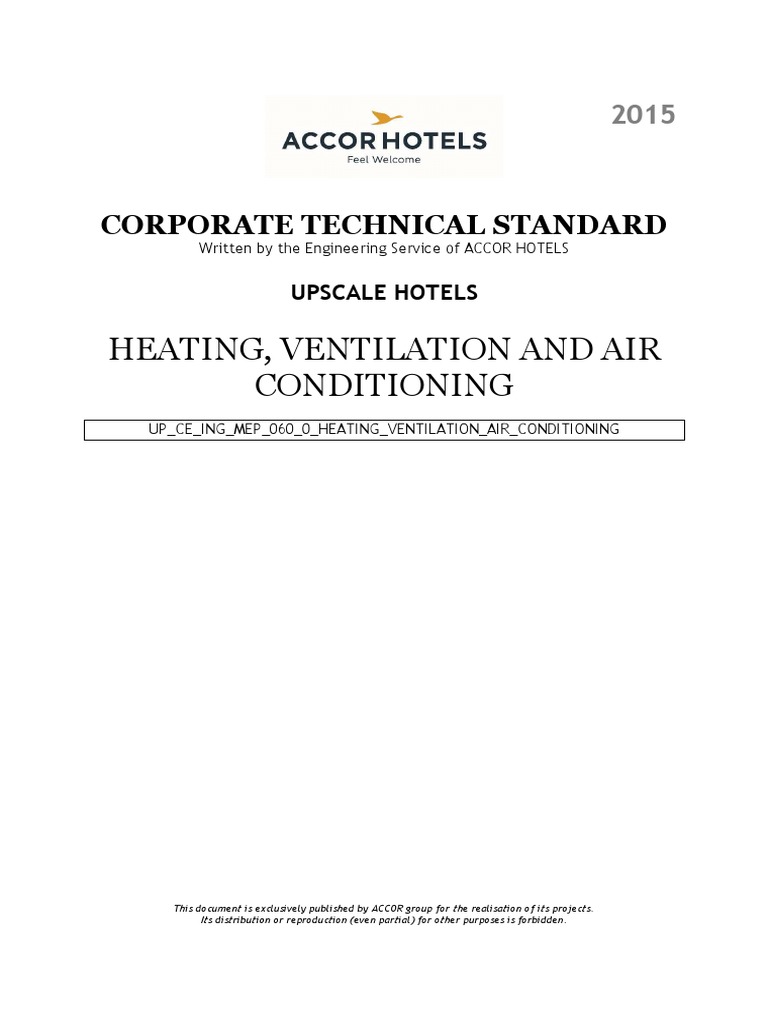 Guidelines for Heating, Ventilation and Air Conditioning Systems in