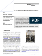 Cloud Point Extraction As A Method For Preconcentration of Metal Ions