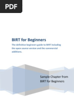 BIRT For Beginners Free Sample Chapter