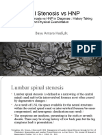 Canal Stenosis Vs HNP