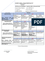 7° B Rubricas - Calificacion - Portaf - 21 - 22