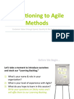 Transitioning To Agile