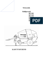 RP202 - 302 - 220 - 320 Kasutusjuhend Uus