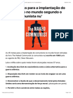 As 45 Metas para A Implantação Do Comunismo No Mundo Segundo o Livro 'O Comunista Nu'