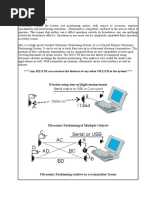 Ultrasonic Positioning: Wireless Setup Time of Flight Measurement