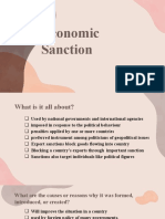 What is Economic Sanction? A Guide to Its Purpose, Causes, Strengths and Weaknesses
