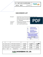 26071-203-V1A-MPPM-00006_Sub-Vendor List_REV.001