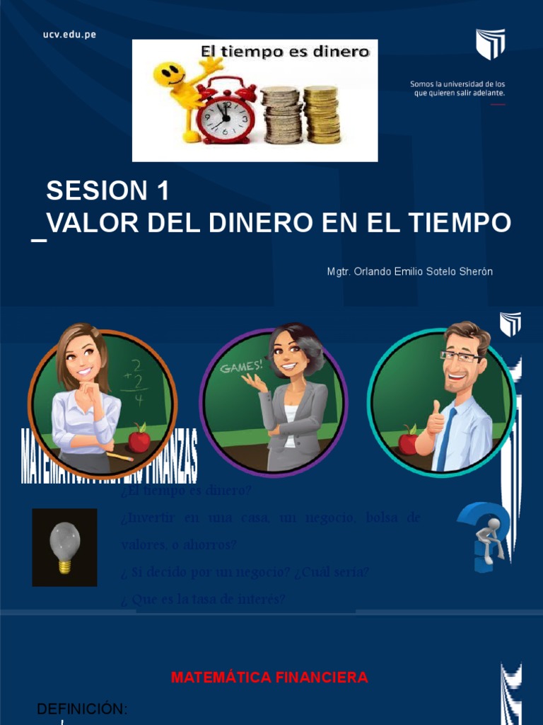 Valor del Dinero en el Tiempo | PDF | Interés | Tasas de interés